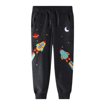 Rocket Embroidered Sweatpants